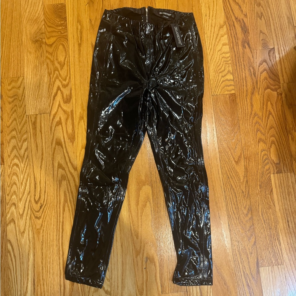 NWT - BLANKNYC Black Vinyl Pants - 26